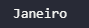 Print "Janeiro" resultado do match e case no Python