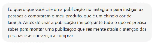 Planejando a Postagem com o ChatGPT
