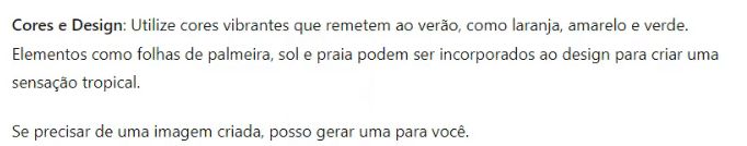 Sugestão para criar imagem
