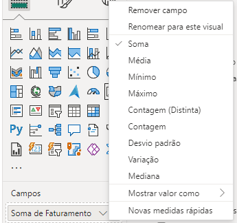 Selecionar o calculo