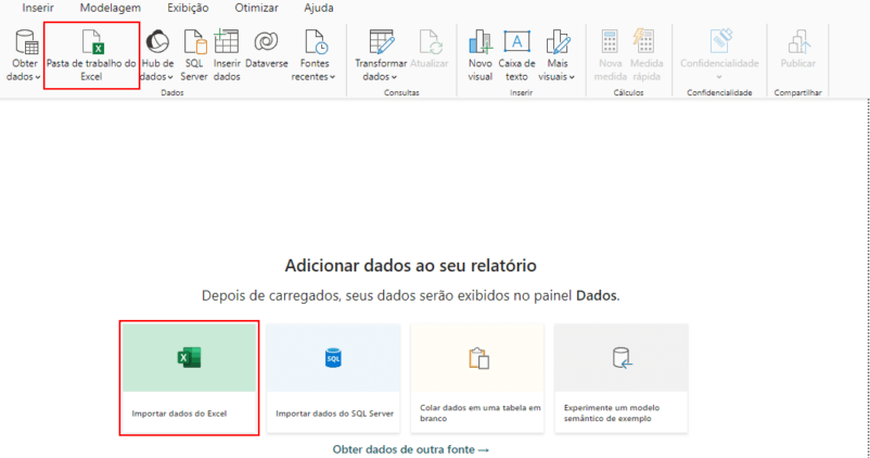 Pasta de trabalho do Excel