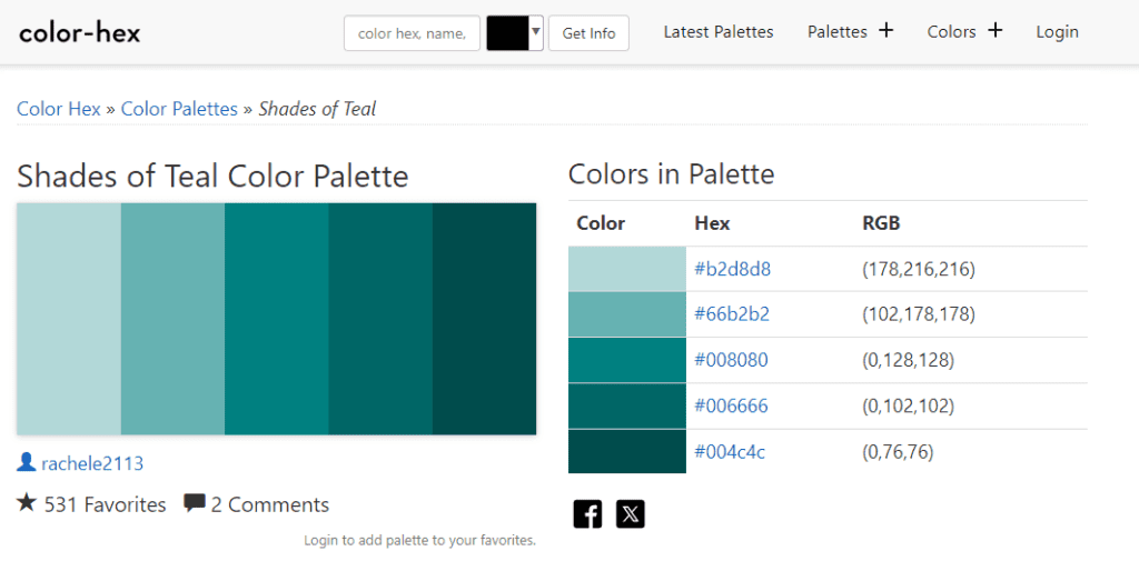 Site color-hex