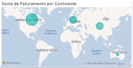 Gráfico de Mapa – Análise Geográfica das Vendas