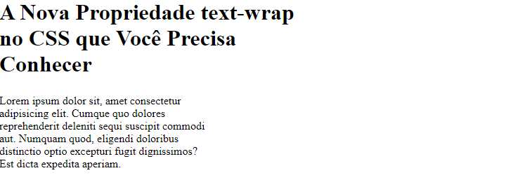 Problema na Quebra de Texto