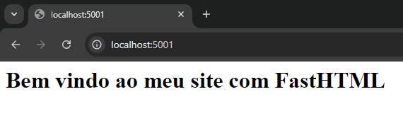 Executando e Testando o Site