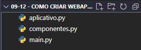 Arquivo para criar o aplicativo