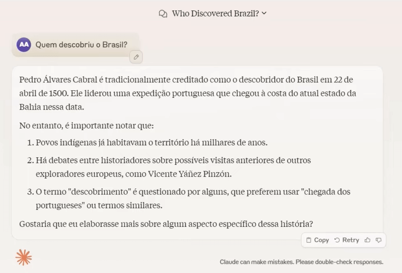 Usando o Claude