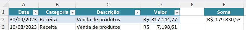 Automatizando Cálculos – Vantagem das Fórmulas