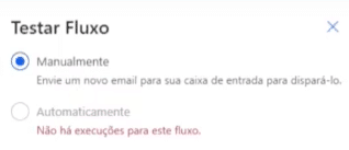 Testar o fluxo