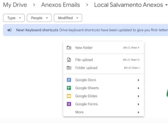 Criando planilha no Google Sheets 