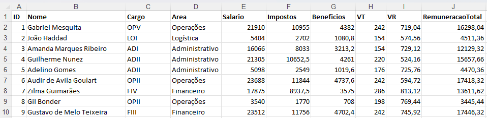 base de dados