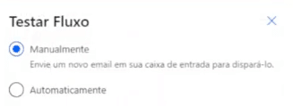 Testar Fluxo Manualmente