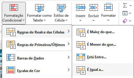 Formatação Condicional