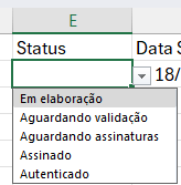 Definindo a validação de dados
