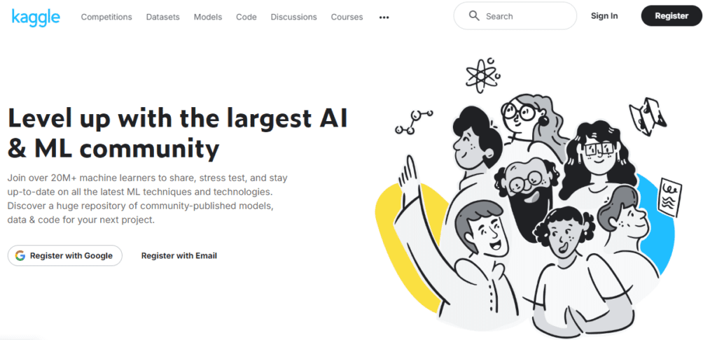 Kaggle para análise de dados
