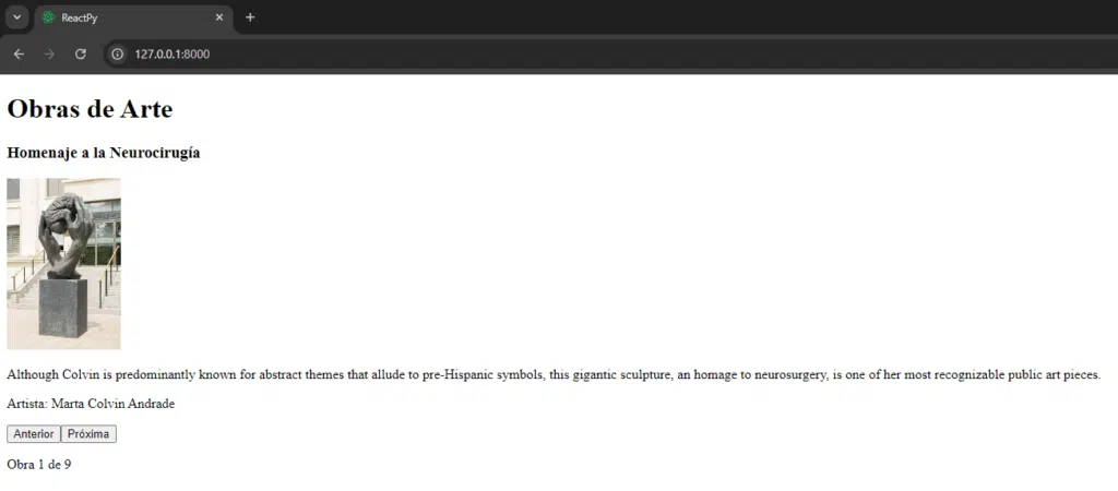 Site completo com ReactPy