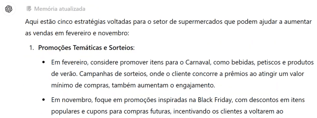 Sugestão de Estratégias de Melhoria