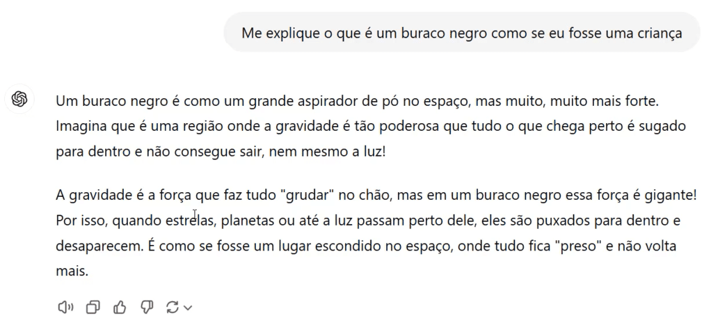 Prompt para Explicações Simples – “Me Explique como uma criança”