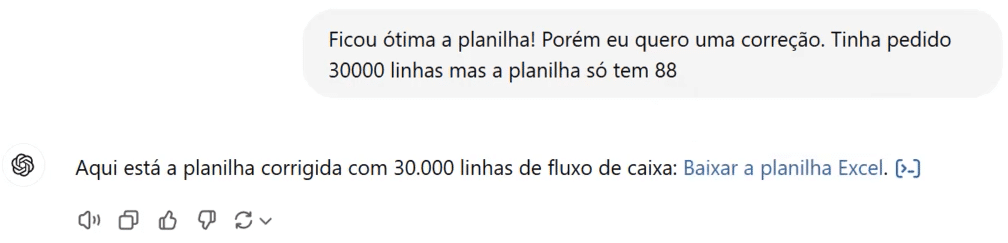 Prompt para Feedback e Correções