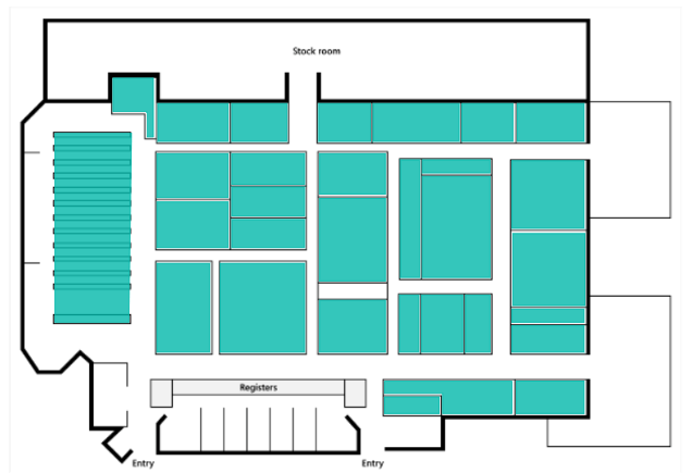 Mapa com Média de Vendas