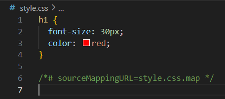 arquivo css compilado