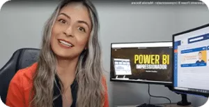 Depoimento em vídeo de Marcela Nocera, aluno(a) do curso de Power BI