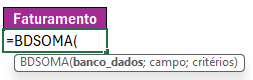 Função BDSOMA