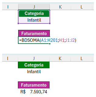 Aplicando a Fórmula BDSOMA
