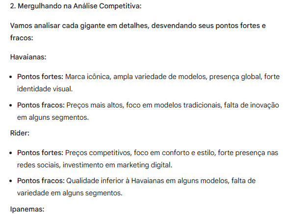 Mapeamento de Concorrentes com IA