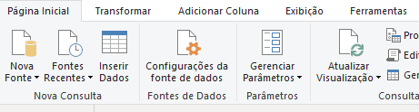 Opção Atualizar Visualizações