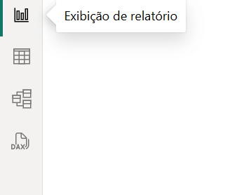 Mouse sobre a aba Exibição de relatório, no lado esquerdo da tela do programa