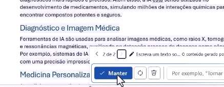 botão para manter as atualizações