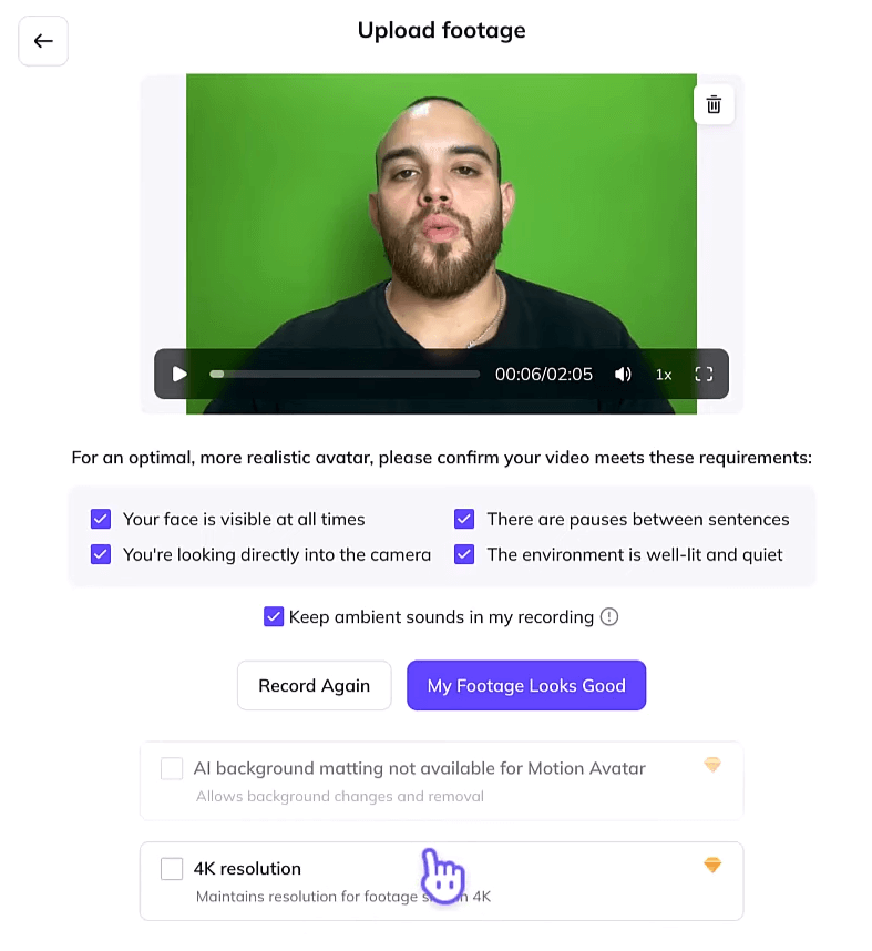 exemplo de criação de avatar com ia