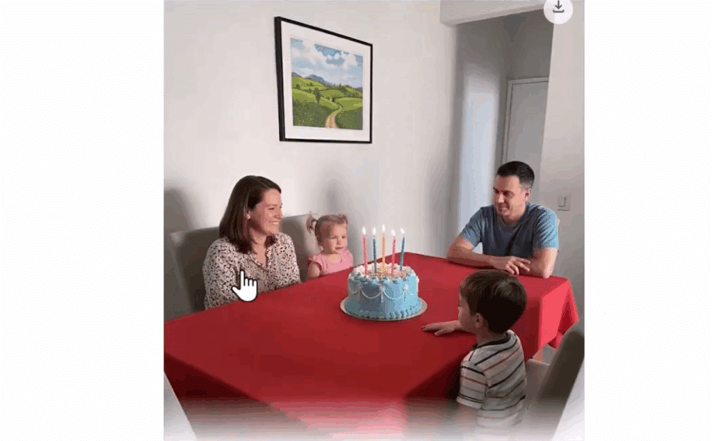imagem familia em volta da mesa gerada pelo nano banana
