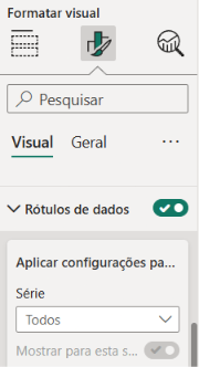 ativar rótulos de dados