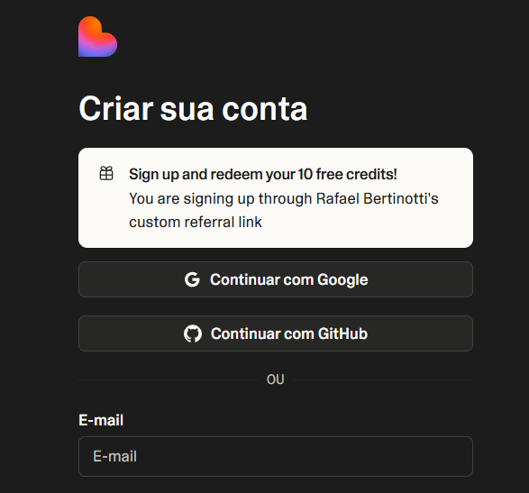 Como acessar o Lovable e criar sua conta