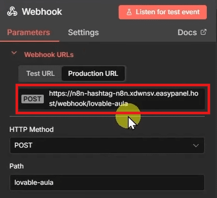 Conectando o Lovable ao webhook do n8n