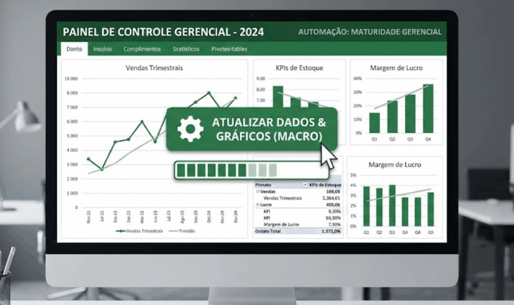 automação no excel para aumentar produtividade na gestão