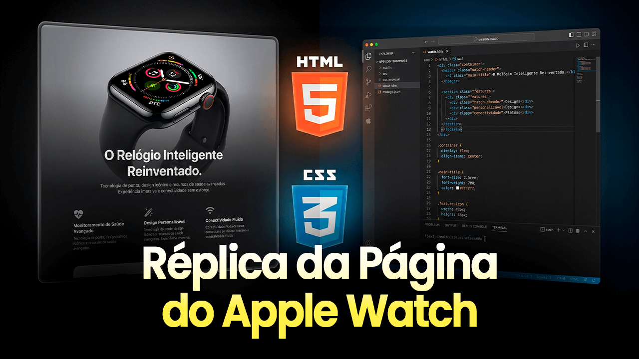 Recriando a Página do Apple Watch com HTML e CSS