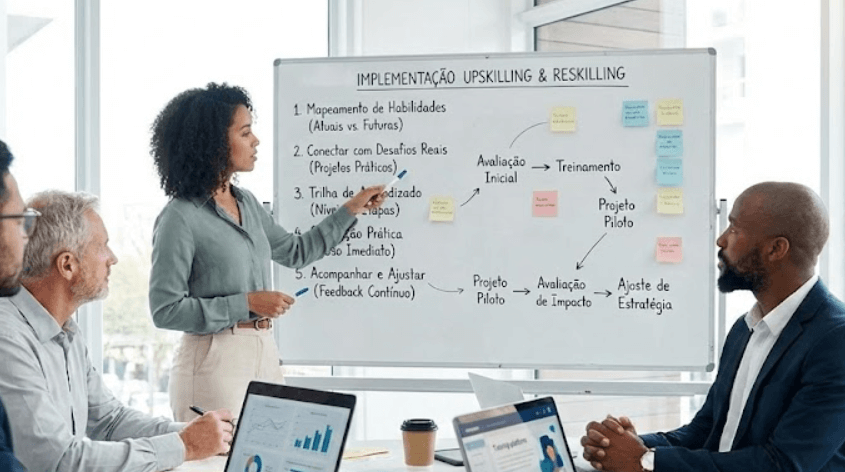 Planejamento de upskilling e reskilling nas empresas