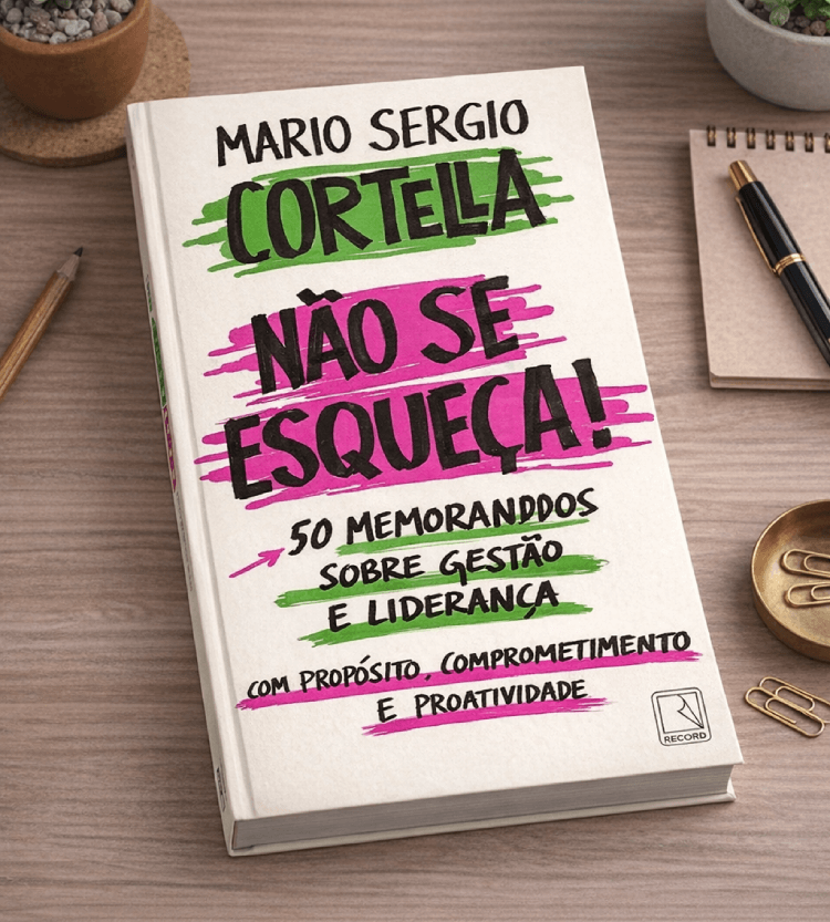 Livro Não se esqueça!: 50 memorandos sobre gestão e liderança com propósito, comprometimento e proatividade - Mario Sergio Cortella