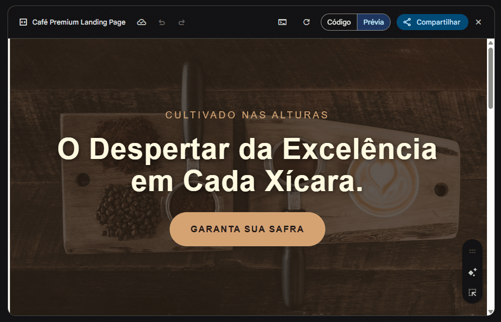 Landing Page com Parallax em HTML e CSS Puro criada com Gemini AI