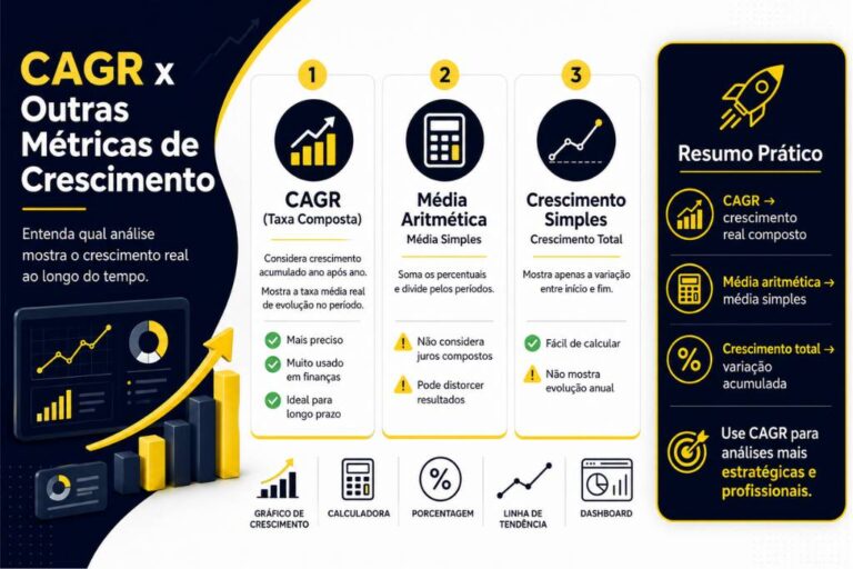 Aprenda como fazer CAGR no Excel com fórmulas e exemplos