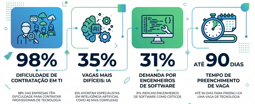 infográfico com os principais números da pesquisa