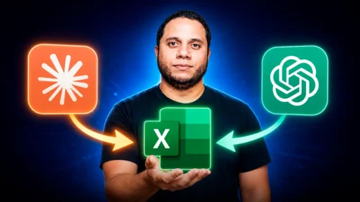 Claude e ChatGPT no Excel: 3 Usos Profissionais