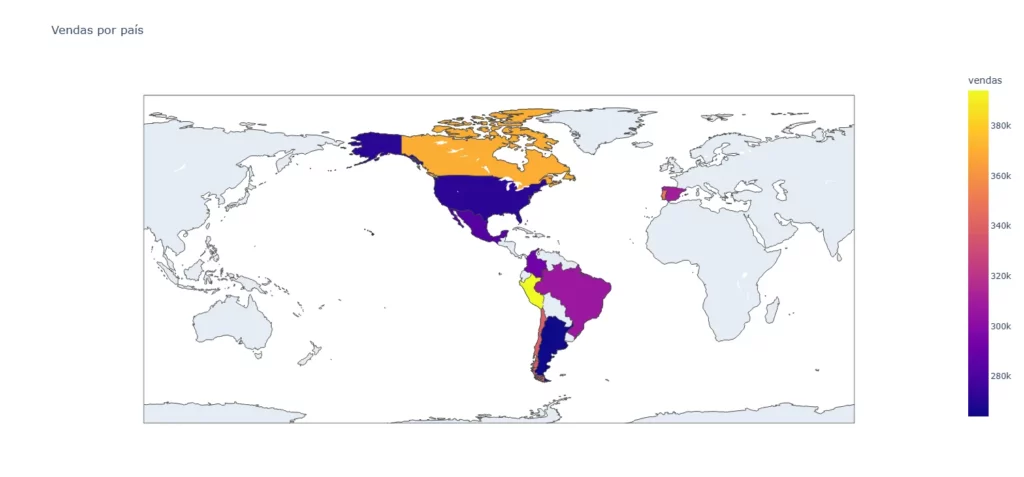 Mapa coroplético em Python