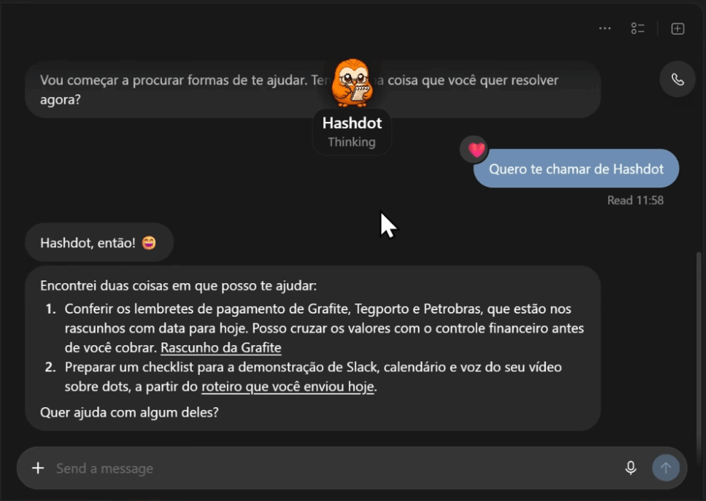 Dots personalizado no ChatGPT