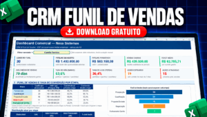 Planilha de Funil de Vendas Automática no Excel