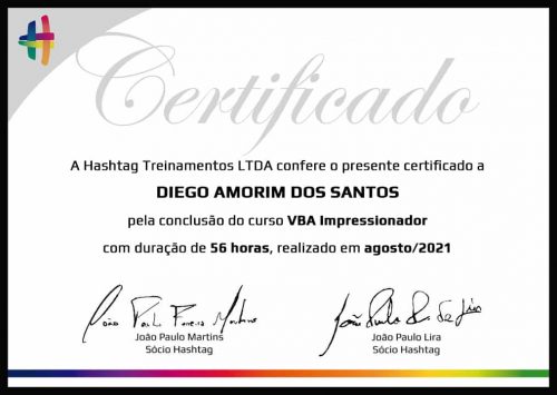 Certificado VBA